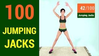 100 Jumping Jacks Challenge [Cardio + Burn Calories + Lose Weight]