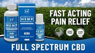 Fast Acting Pain Relief || Full Spectrum CBD 2021 || Trail Video Ad 1080P Revised || Hemp Health One