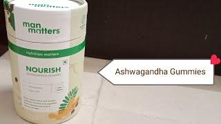 Ashwagandha Gummies Ayurvedic | Reduce Stress and Anxiety -Man Matters Ashwagandha Vitamin D Gummies