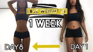 HOW I LOST 15 POUNDS IN ONE WEEK | Lose weight fast Diet Journey