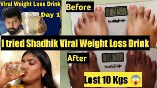 I tried Shadhik Viral Weight Loss Drink & Lost 10 Kgs