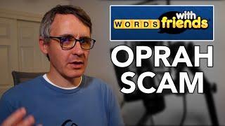 Oprah Weight Loss Gummies Scam Ads in Words With Friends