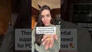 4 Essential Supplements for #pcos weight loss!