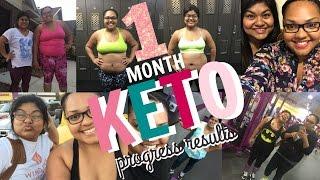 1 Month Keto Progress Results | Keto Diet | Low Carb Diet Results