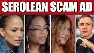 SeroLean Scam Video Facebook Ads Feature Fake Reviews from Jennifer Lopez, Jennifer Aniston & Oprah