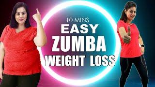 10 Mins Easy Weight Loss Zumba Dance Workout For Beginners At Home