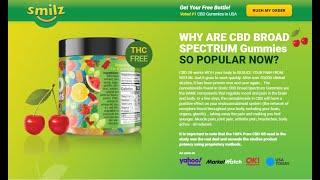 Smilz CBD Gummies Canada: [CA] Reviews, Joint Pain Relief, Does It Work? Benefits Of Smilz CBD Gummy