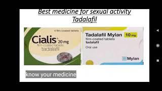 Cialis 20mg(tadalafil)tablet uses| dosage|side effects|drug Interactions|storage review  Hindi/Urdu