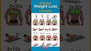 Best Fat Loss Workout to Burn Belly Fat Fast | Effective Weight Loss Exercises #shorts #weightloss