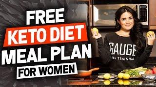 Free Keto Diet Meal Plan For Women | Female Weight Loss Diet