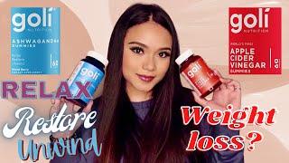 Goli Apple Cider Vinegar & Ashwagandha Gummies | Unboxing & reviews