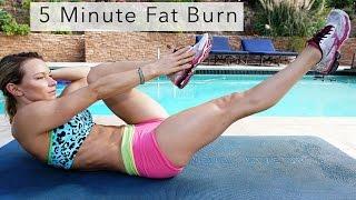 5 Minute Fat Burning Workout #76