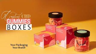 Custom CBD Gummies Boxes | CBD gummies Packaging