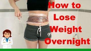 How To Lose Weight OVERNIGHT FAST - DIY Body Wrap