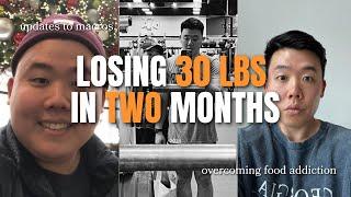 HOW I LOST 30 LBS IN 2 MONTHS | Weight Loss Diaries | Lose weight fast | Overcoming Food Addiction