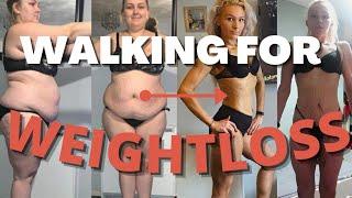 Lose Weight With WALKING! | How many steps a day to lose weight? | Walking for Weightloss