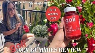 GOLI APPLE CIDER VINEGAR GUMMIES REVIEW | weight loss? is it worth it?! *one month update*