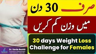 Weight loss Diet plan for Women - How to lose weight fast.