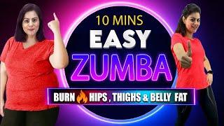 10 Mins Easy Weight Loss Zumba Dance Workout For Beginners