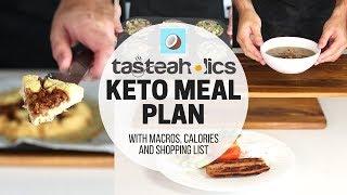 KETO WEIGHTLOSS Meal Plan - 7 DAY MEAL PLAN for Beginners