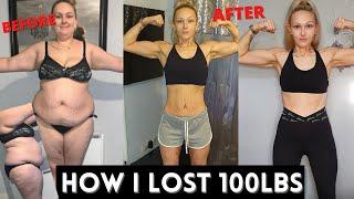 My 100LB Weightloss Transformation| BEFORE AND AFTER