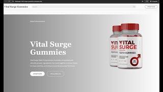 Vital Surge Testo Gummies Review: Scam or Genuine? Does it work as per its claim?