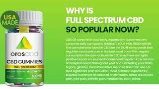 Oros CBD Gummies [Oro CBD Gummies] – Relief From Chronic Pain And Aches!