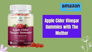 Best Apple Cider Vinegar Gummies with The Mother   Natural Energy Supplement ACV Gummies